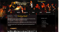 Desktop Screenshot of gentlemenofleisureband.com